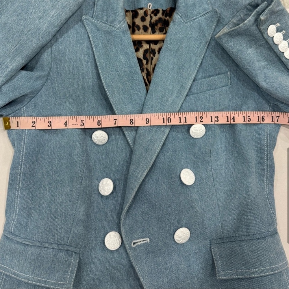 Veronica Beard Miller Denim Dickie jacket - Picture 3 of 7